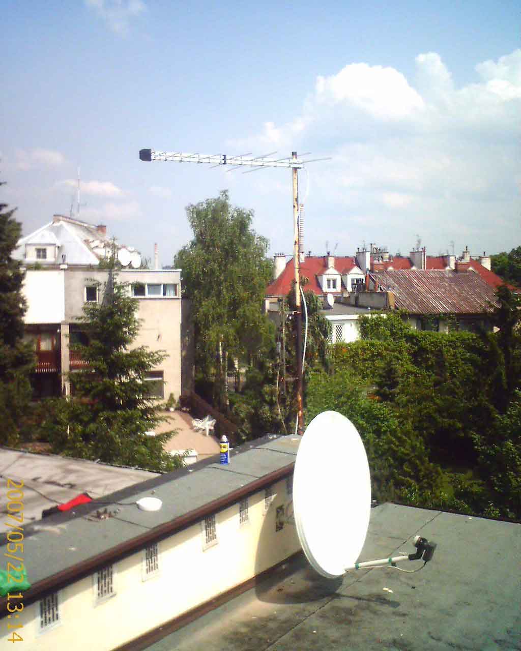 INSTALACJE ANTENOWE SADYBA (przegld instalacji antenowej na "bliniaku" na Sadybie, wymiana starej anteny siatkowej na now anten logarytmiczn, przeniesienie anteny satelitarnej, wymiana konwertera na cyfrowy, ustawienie na satelit, wymiana tunera analogowego na cyfrowy) MONTA CYFRY INSTALACJA TELEWIZJI NOWEJ GENERACJI UKIERUNKOWANIE ANTENY SATELITARNEJ USTAWIENIE POLSATU CYFROWEGO MONTA KONSERWACJA INSTALACJI ANTENOWEJ PRZEGLAD